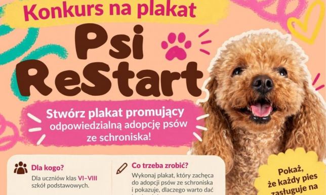 Weź udział w konkursie plastycznym „Psi ReStart”