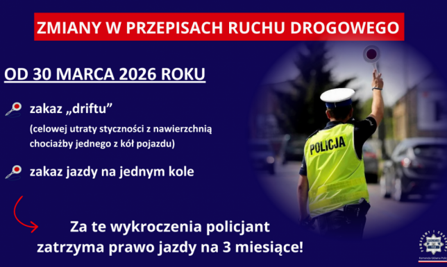 kolejne zmiany w przepisach ruchu drogowego od 30 marca