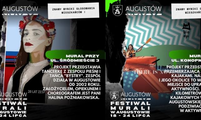 Festiwalu Murali w Augustowie