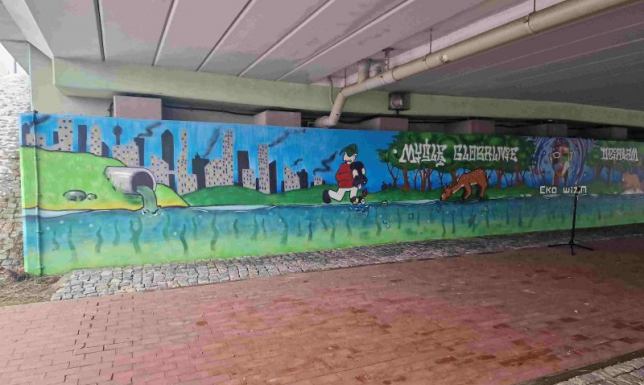 Odsłonięcie nowego muralu w Suwałkach