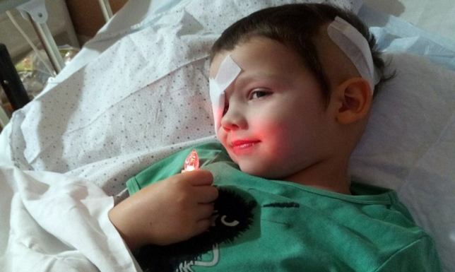 czteroletni suwalczanin Rafał Kopiczko ma guza mózgu