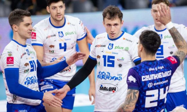 Przegrany mecz Ślepska na zakończenie roku.