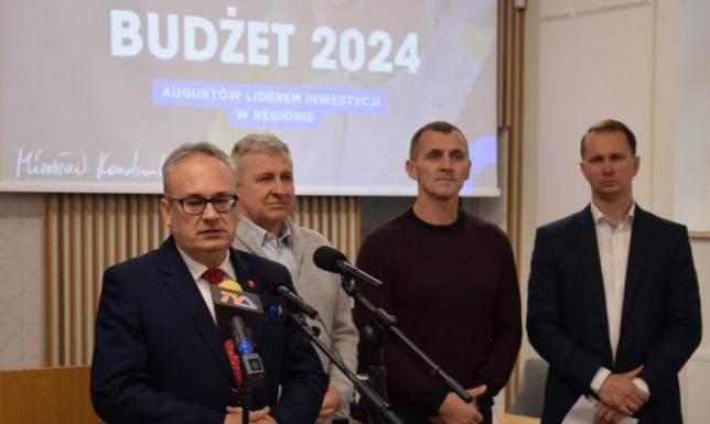 Augustów w 2024r przeznaczy znaczną część budżetu na inwestycje