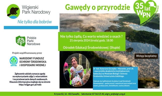 Gawędy o przyrodzie w Wigierskim Parku Narodowym
