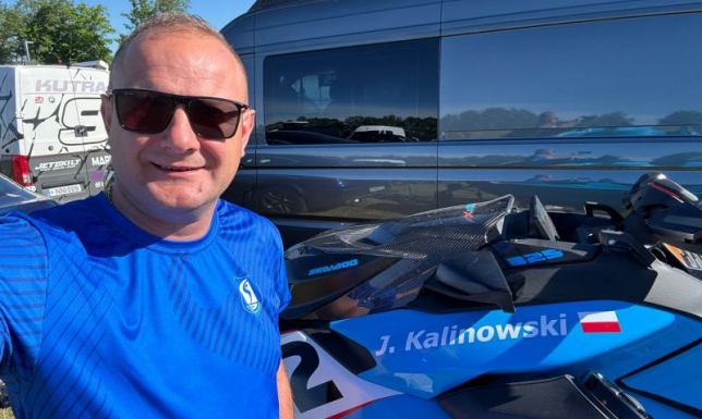 Jan Kalinowski, reprezentujący klub UKS NA-WA Suwałki