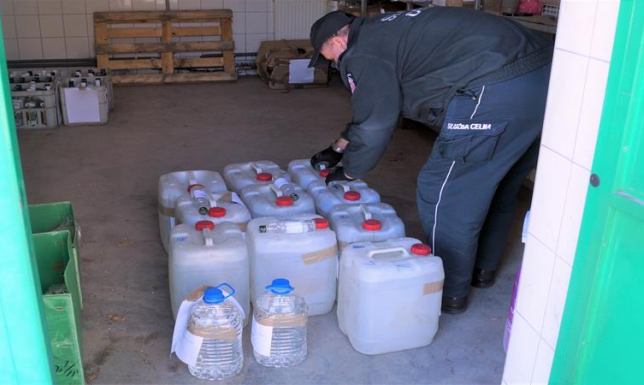 268 litrów zatrzymanego alkoholu na potrzeby podlaskich instytucji