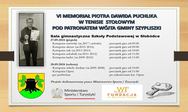 Celem wydarzenia jest popularyzacja tenisa stołowego wśród dzieci