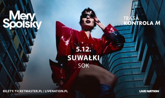 Mery Spolsky wraca do gitar - koncert "Kontrola M" w Suwałkach