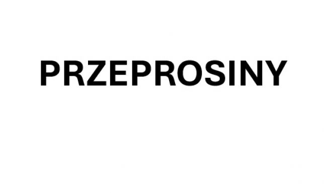 PRZEPROSINY PRZEPROSINY
