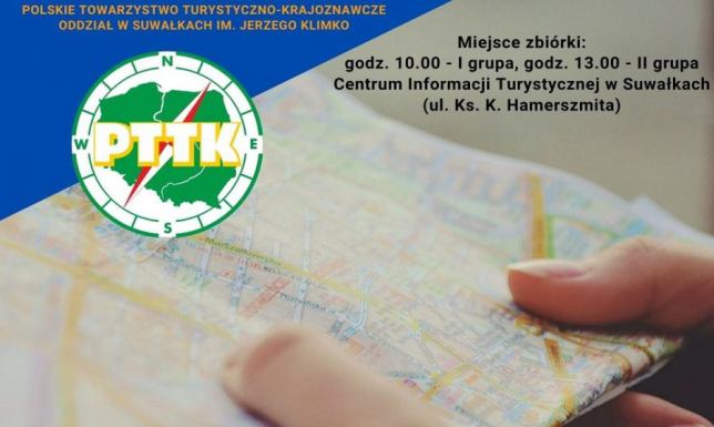 Polskie Towarzystwo Turystyczno-Krajoznawcze Oddział w Suwałkach, spacer z przewodnikiem