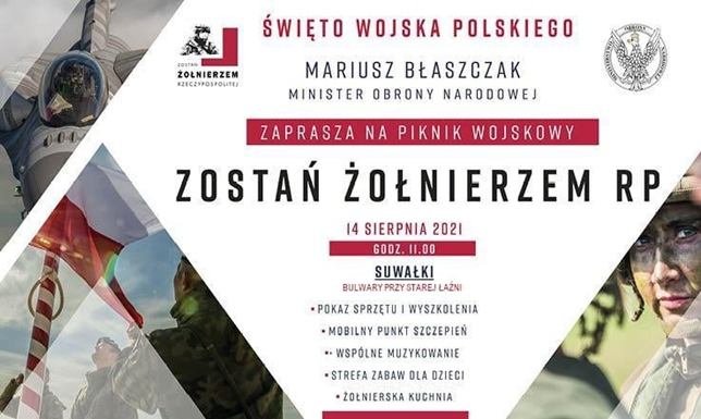 Wojskowa Komenda Uzupełnień w Suwałkach zaprasza na święto wojska