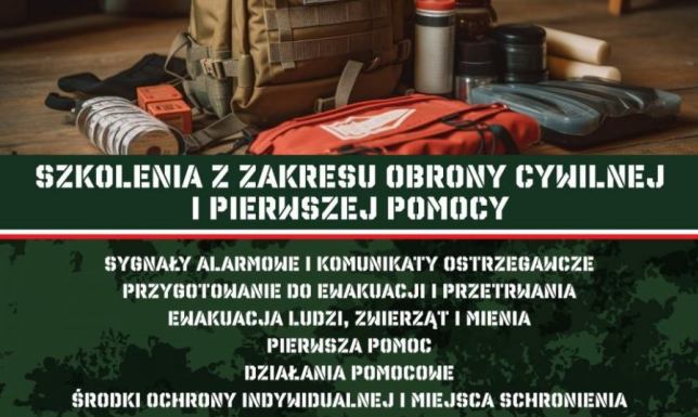 Szkolenia z obrony cywilnej dla mieszkańców Suwałk