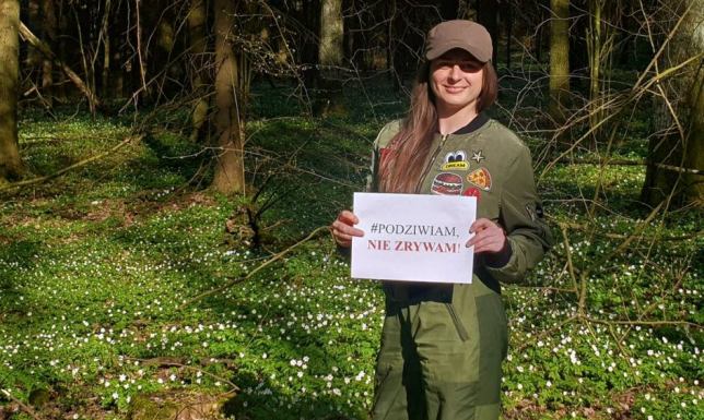 Nadleśnictwo Suwałki organizuje akcję "Podziwiam, nie zrywam"