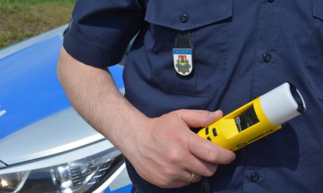 Badanie alkomatem wykazało u niego blisko 1,5 promila alkoholu