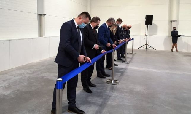 Areszt Śledczy w Suwałkach, nowa hala, wizyta Michała Wosia