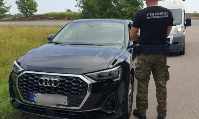 Zatrzymali obywatela Węgier w kradzionym Audi Odzyskali skradziony w Niemczech samochód