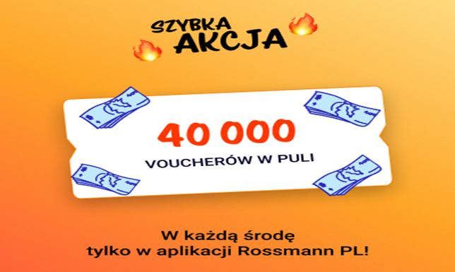 „Szybka akcja” w Rossmannie. Wybierz ,,Chcę to!” i zgarnij voucher