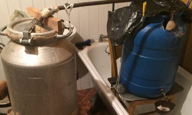 Nielegalne wytwarzanie alkoholu Augustów