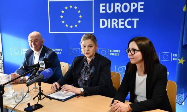 bezpośrednie informacje o Unii Europejskiej, funduszach, stażach