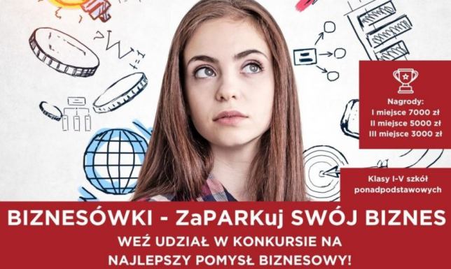 Weź udział w konkursie na najlepszy pomysł biznesowy Weź udział w VIII edycja konkursu BizneSÓWKI – zaPARKuj swój Biznes