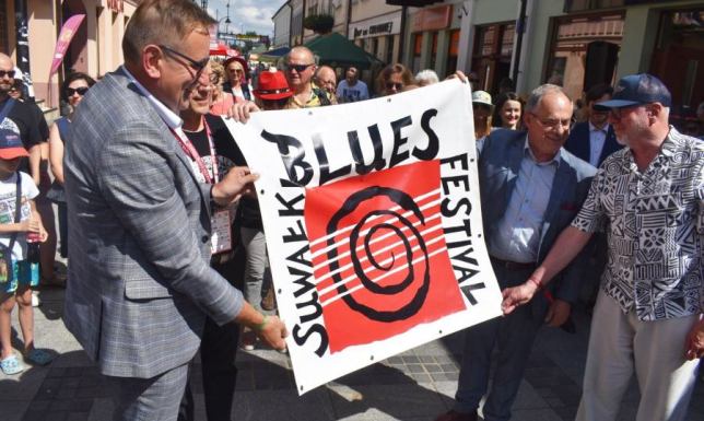 Suwałki Blues Festiwal - odsłonięcie pamiątkowej tablicy