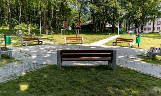 Park na osiedlu Buchwałowo w Sokółce
