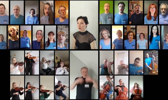 Suwalscy chórzyści zaśpiewali psalm online