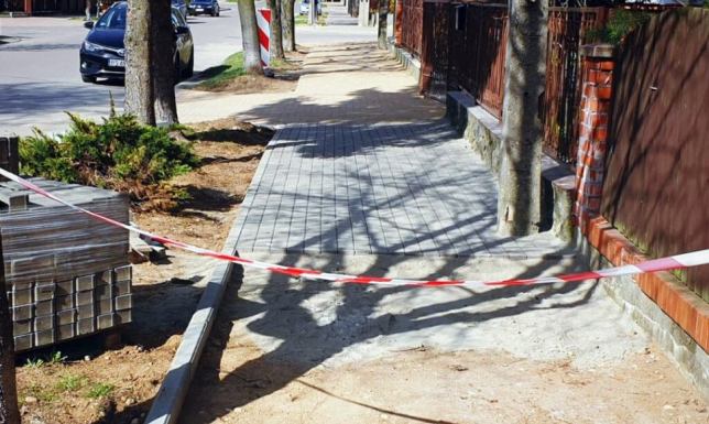 Remont chodników na Kawaleryjskiej REMONT CIĄGÓW PIESZYCH NA UL. KAWALERYJSKIEJ w Suwałkach
