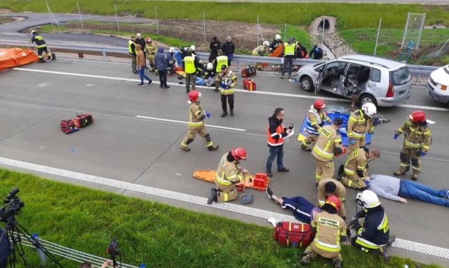 Ćwiczenia służb ratowniczych powiatu suwalskiego "Obwodnica 2022"