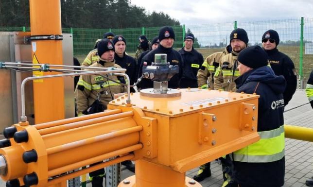 szkolenie przeprowadzone przez specjalistów od gazu