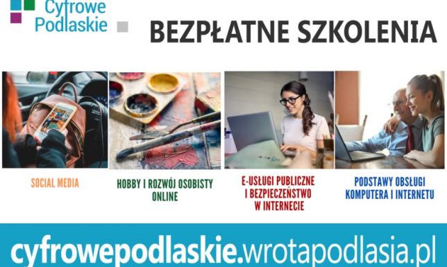 Wrota Podlasia, bezpłatne szkolenia