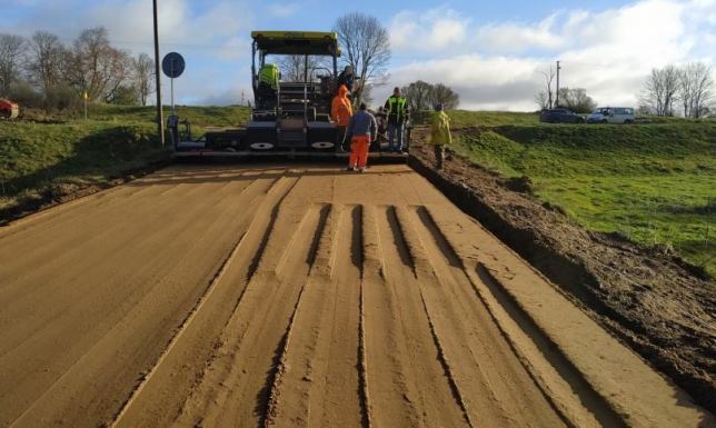 rozbudowa drogi gminnej przez wieś Szafranki w gminie Filipów