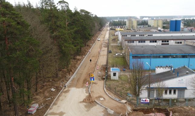 Przebudowa dróg „przemysłowych” zgodnie z planem