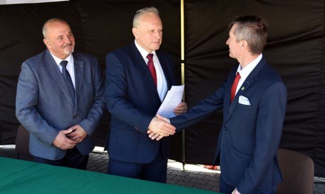 Uroczyste rozpoczęcie największej inwestycji Powiatu Augustowskiego w tym roku