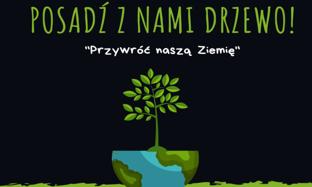 Akcja sadzenia drzew przy Starej Łaźni w Suwałkach