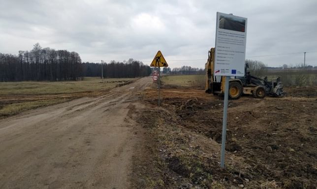 wyasfaltowany zostanie odcinek drogi Nowe Motule - Tabałówka - Jemieliste 