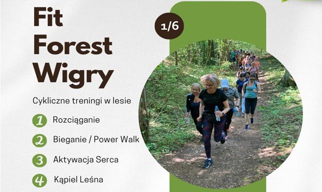 Wigierski Park Narodowy zaprasza w niedzielę 7. kwietnia na Fit Forest