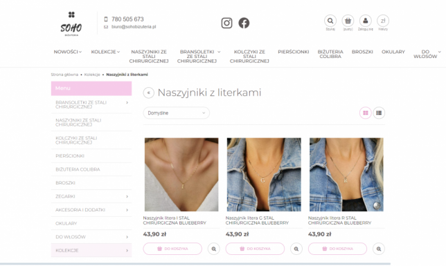 Dla kogo naszyjniki z literkami?