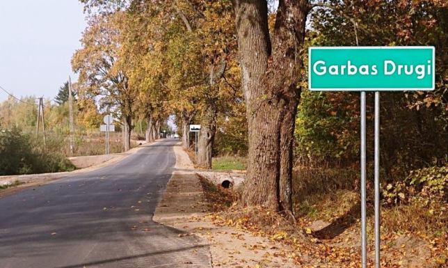 przebudowa drogi powiatowej nr 1106B granica województwa – Garbas – Mieruniszki