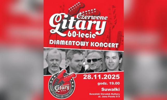 Czerwone Gitary - Diamentowa Trasa 60-lecia w Suwałkach