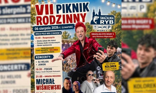 Smażalnia Ryb Wigry 5 przy Klasztorze Wigierskim zaprasza 
