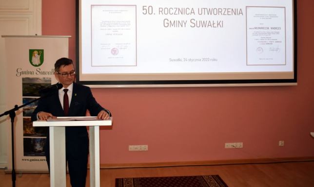 Jubileuszowa sesję Rady Gminy Suwałki z okazji 50-lecia