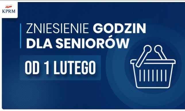 Zniesienie godzin dla seniorów od 1 lutego