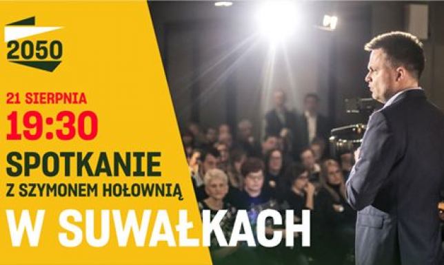 Szymon Hołownia w Suwałkach