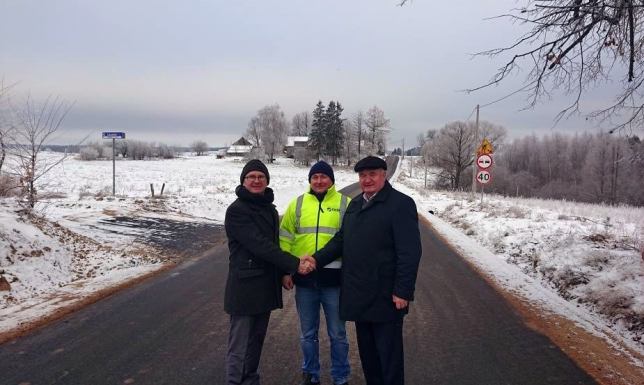 Odbiór techniczny przebudowanej drogi powiatowej Mała Huta – Stary Folwark