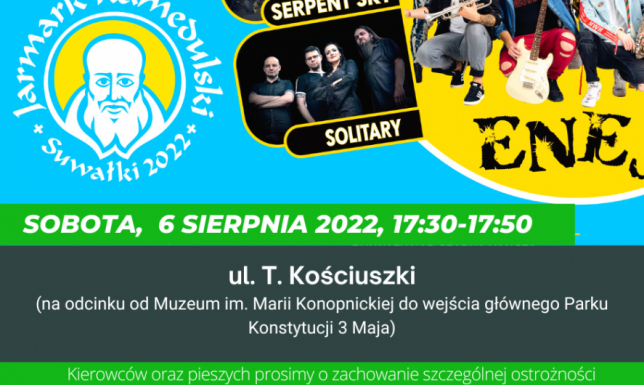 Utrudnienia drogowe związane z przemarszem uczestników Jarmarku Kamedulskiego