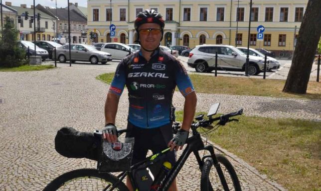 1500 kilometrów z Suwałk do Pragi zamierza przejechać rowerem Kamil Jaroszewski