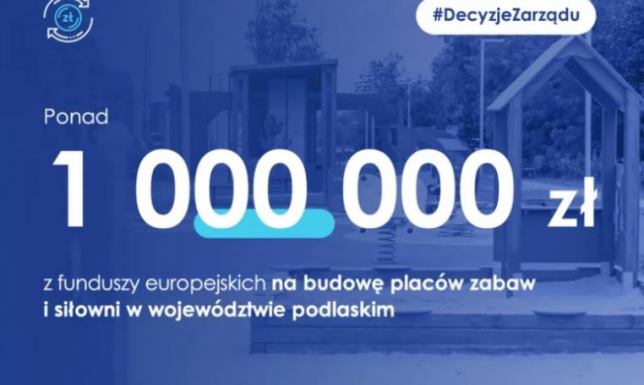 Nowe miejsca do rekreacji powstaną w podlaskich gminach