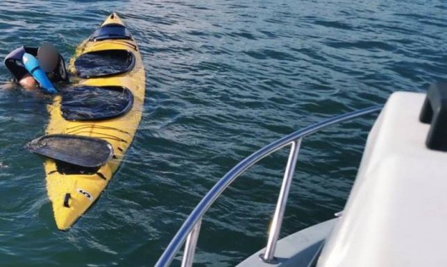 Pijani mężczyźni wypadli z kajaka