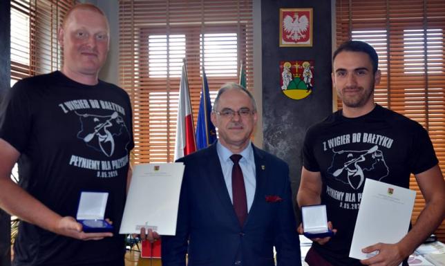 Kajakarze z wizytą u Prezydenta